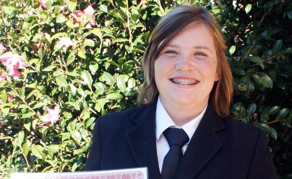 Ellie Charlton was awarded the Young Women's Scholarship for 2012.